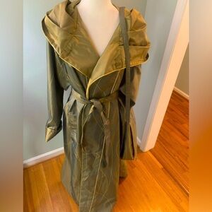 Raincoat reversible w/ matching purse, size XXL